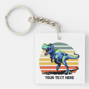 Llavero Cadena de claves T-Rex en ejecución