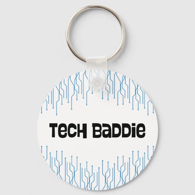 Llavero cadena de claves tech baddie variación 8 (Anverso)