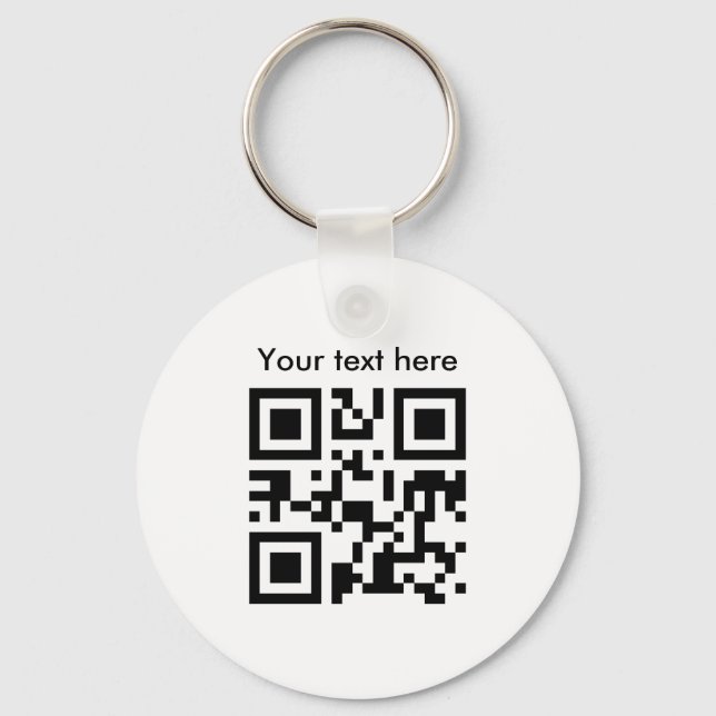 Llavero Cadena de claves (texto personalizado) (Anverso)