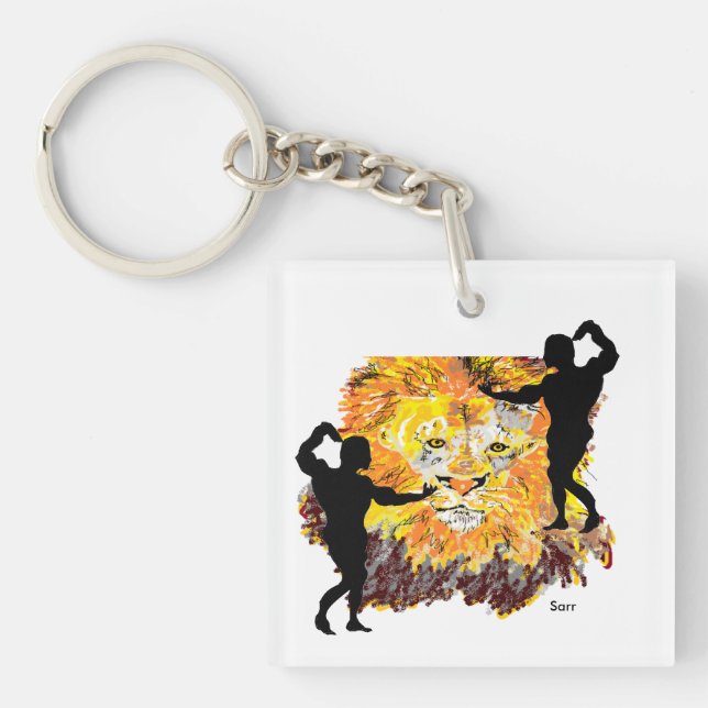 Llavero Cadena de claves : Trabajar (Frente)