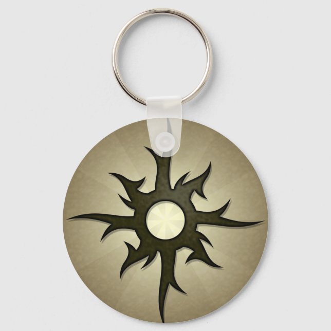 Llavero Cadena de claves Tribal Solar Thorns (Anverso)