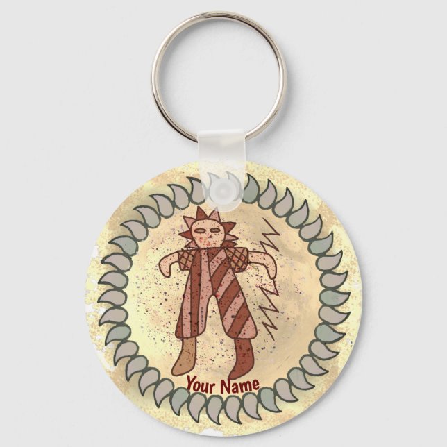 Llavero Cadena de claves Tribal Two Hunter Rune (Anverso)
