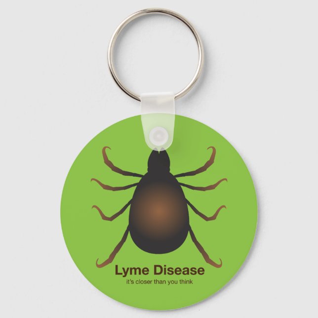 Llavero Cadena de claves verde para vecinos (Anverso)