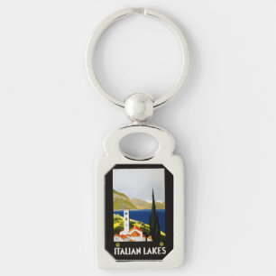Llavero Cadena de claves Vintage Italiana Lakes Italia