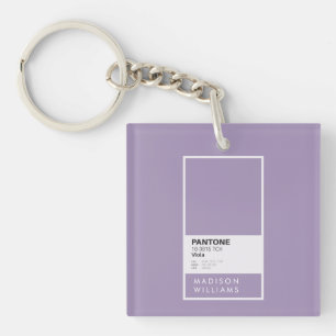 Llavero Cadena de claves violeta personalizada Regalo pe