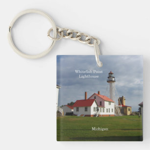 Llavero Cadena de claves Whitefish Point Lighthouse