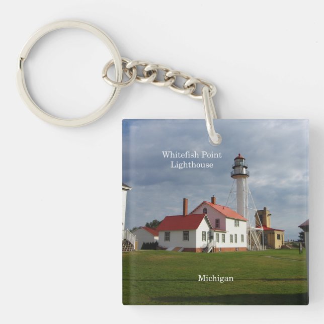 Llavero Cadena de claves Whitefish Point Lighthouse (Frente)