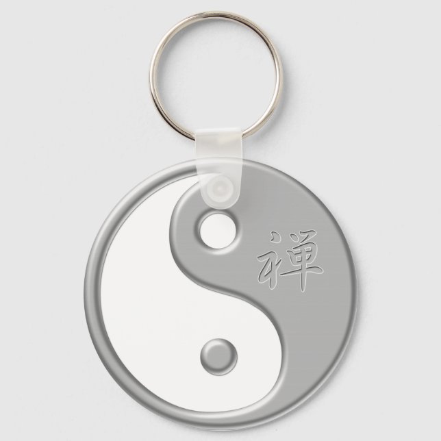 Llavero Cadena de claves Yin Yang Zen (Anverso)