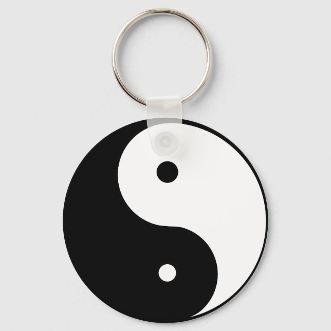 Llavero Cadena de claves Ying y Yang. (Anverso)