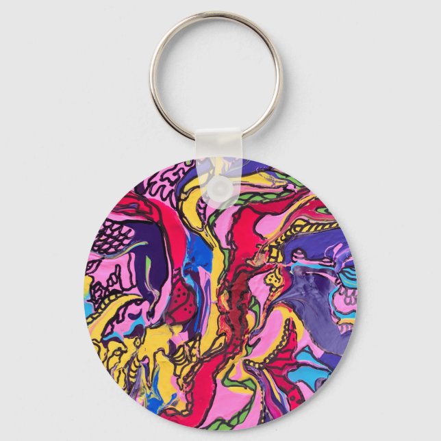 Llavero Cadena de diseño de la fiebre de la jungla (Anverso)