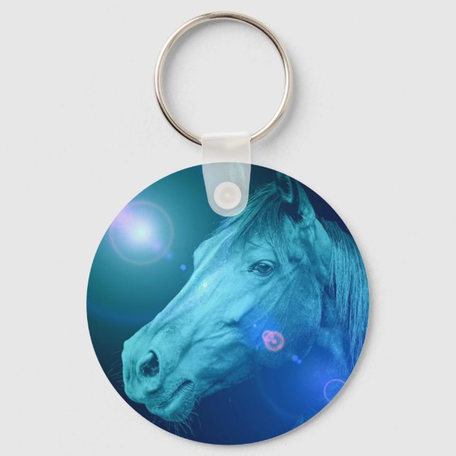 Llavero Cadena de diseño equino (Anverso)