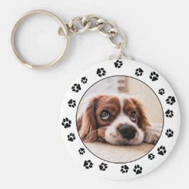 Llavero Cadena de fotos de cachorros