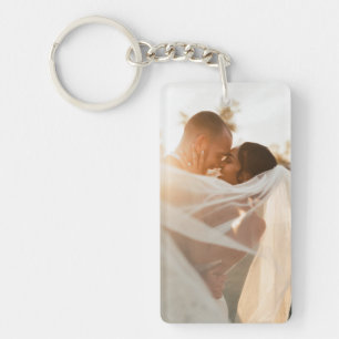 Llavero Cadena de fotos personalizada con mensaje Personal