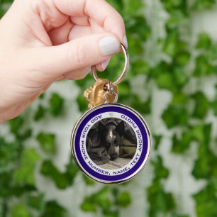 Llavero Cadena de fotos personalizada con texto HAMbyWG -