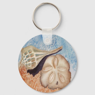 Llavero Cadena de huellas de playa y de azafatas