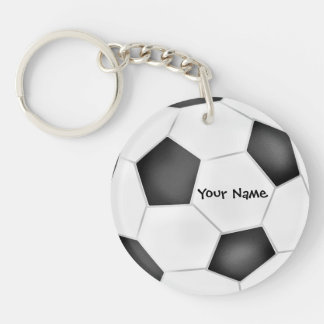 Llavero Cadena de la llave de la bola de fútbol