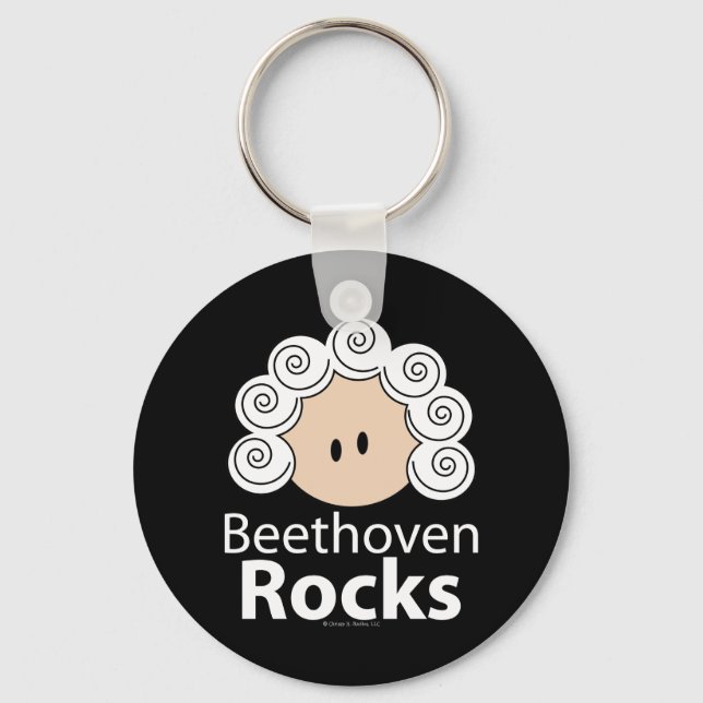 Llavero Cadena de la llave de las rocas de Beethoven (Anverso)