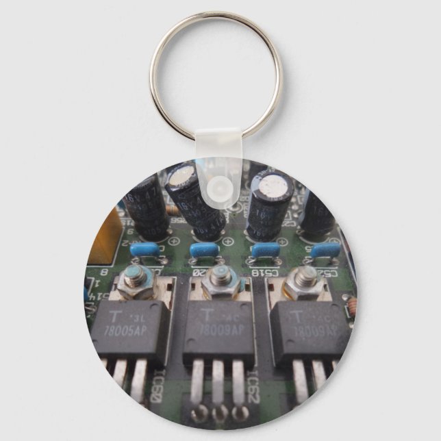 Llavero Cadena de la llave del transistor del circuito (Anverso)