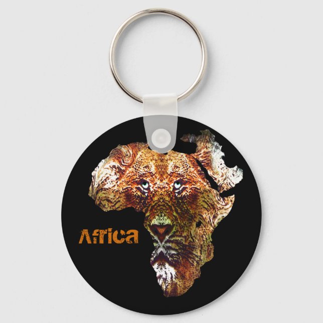 Llavero Cadena de leones africana (Anverso)