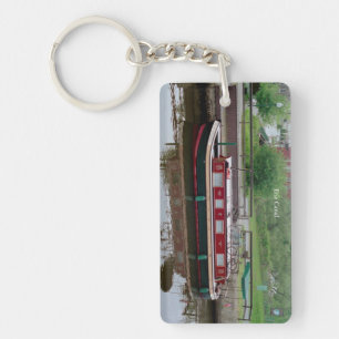 Llavero Cadena de llave acrílica del barco Erie Canal