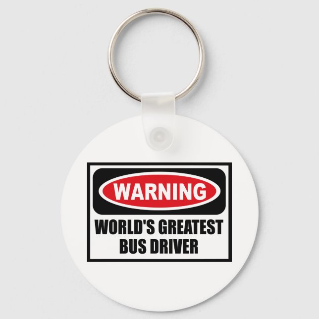 Llavero Cadena DE Llave DE CONDUCTOR DE AUTOBÚS MÁS GRANDE (Anverso)