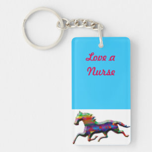 Llavero CADENA DE LLAVE DE ENFERMERO Cadena de llave acrí