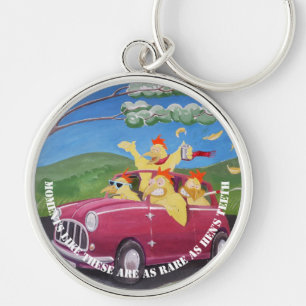 Llavero Cadena de llave de pollo