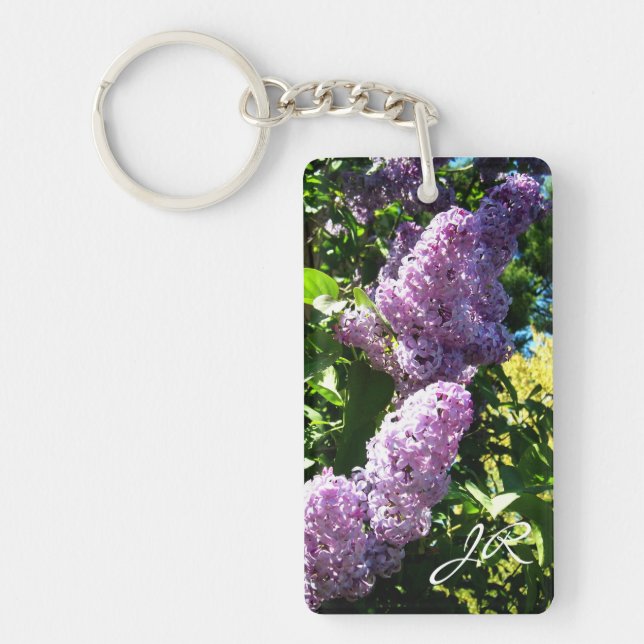 Llavero Cadena de llave lilac monogramo (Frente)