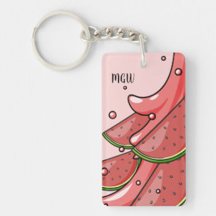 Llavero Cadena de llave monograma del personalizado de sal