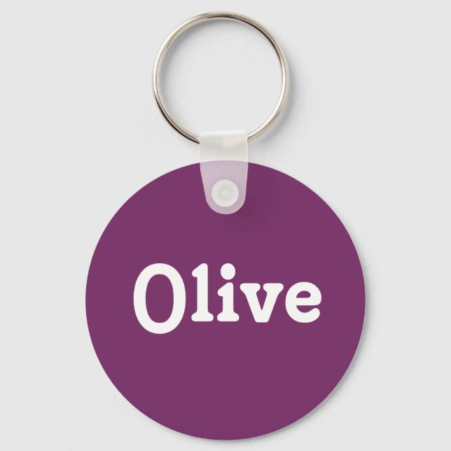 Llavero Cadena de Llave Oliva (Anverso)