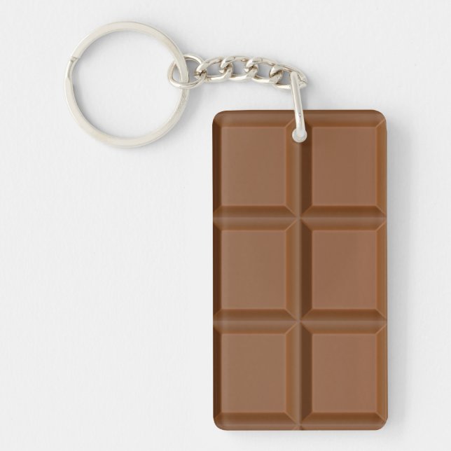 Llavero Cadena de llave personalizado "Chocolate Bar" (Frente)