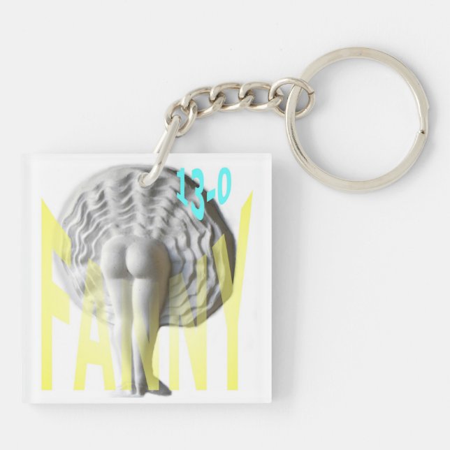 Llavero Cadena de llave petanca "Fanny" (Atrás)