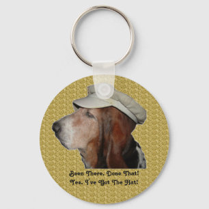Llavero Cadena de Llaves Basset Hound He Estado Allí, Hech