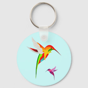 Llavero Cadena de llaves de bebé y mamá de Hummingbird
