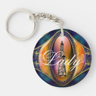 Llavero Cadena de llaves de la mujer/mujer del campo petro