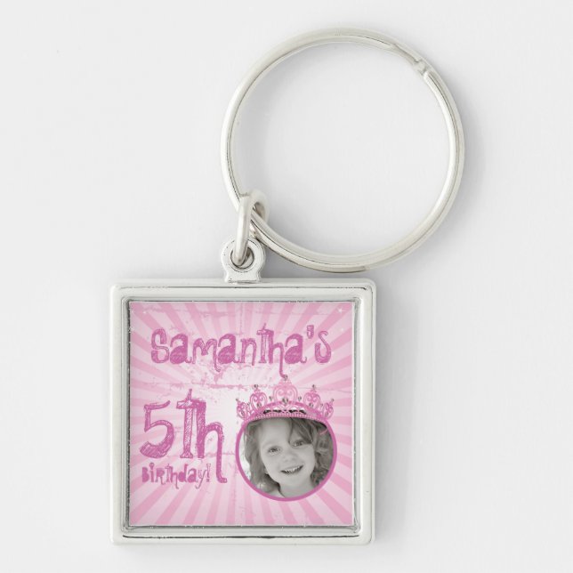 Llavero Cadena de llaves de tiara canalizadas por una prin (Frente)