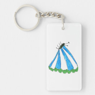 Llavero Cadena de llaves Florence Rectangle (doble cara)