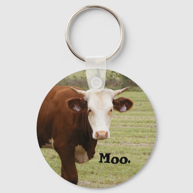 Llavero Cadena de llaves: "Moo". (Anverso)