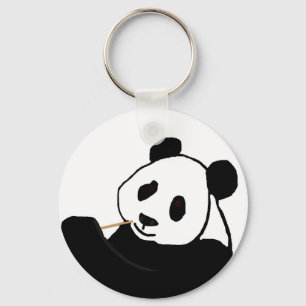 Llavero Cadena de llaves para comer oso panda