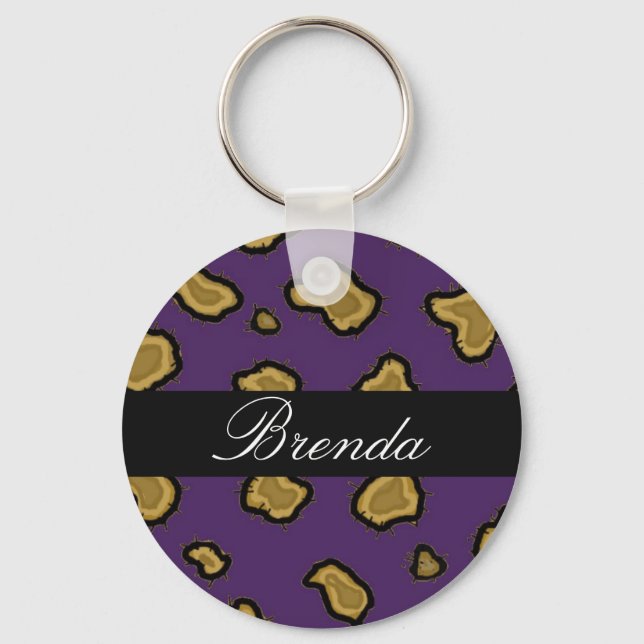 Llavero Cadena de llaves personalizada con estampado de le (Anverso)