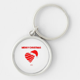 Llavero Cadena de llaves redondas Santa Heart Premium para