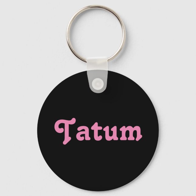 Llavero Cadena de Llaves Tatum (Anverso)