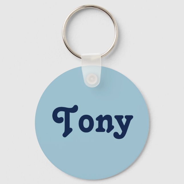 Llavero Cadena de Llaves Tony (Anverso)