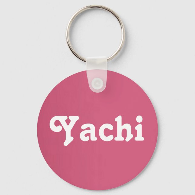 Llavero Cadena de Llaves Yachi (Anverso)