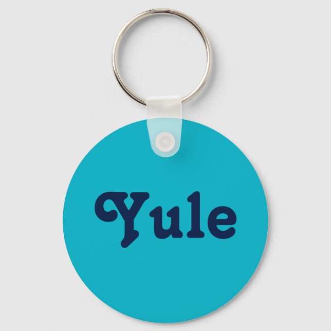 Llavero Cadena de Llaves Yule (Anverso)