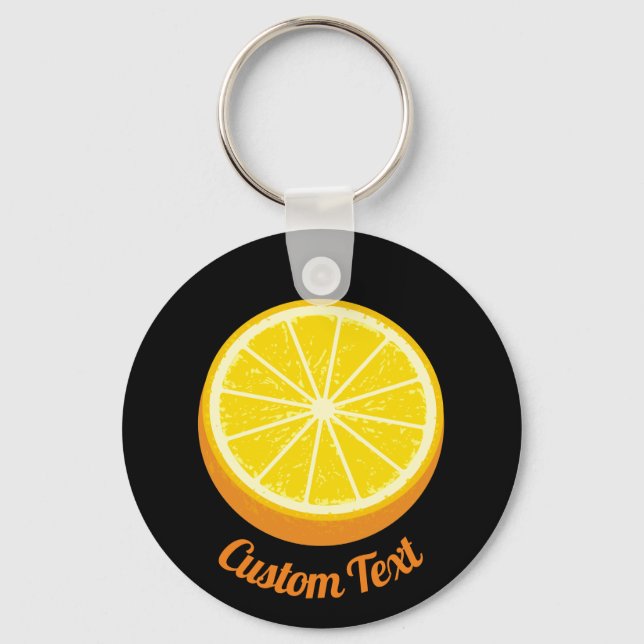 Llavero Cadena de Naranjas a la mitad (Anverso)