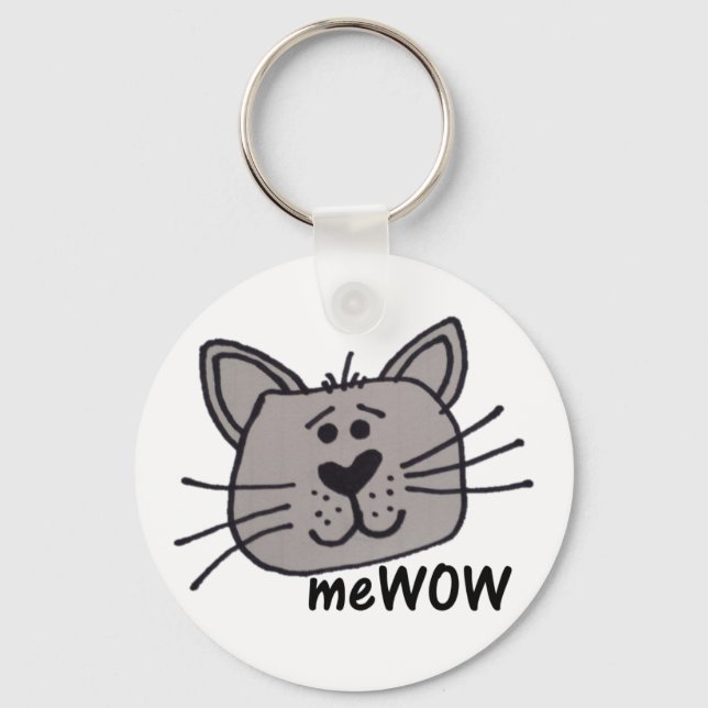 Llavero Cadena de Personalizable MeWOW de Cat (Anverso)