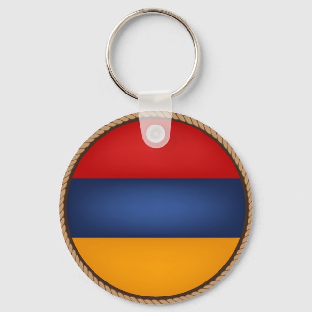 Llavero Cadena de sellos de bandera de Armenia de Guay (Anverso)