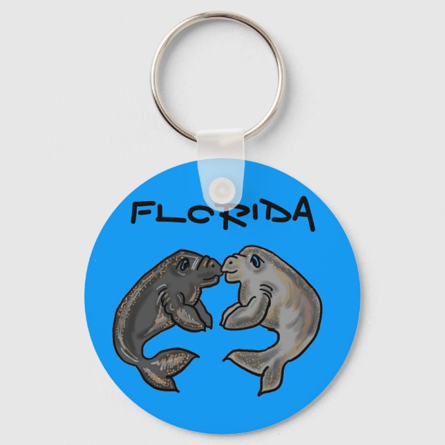 Llavero Cadena de souvenirs manatares de Florida (Anverso)