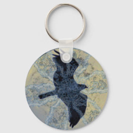 Llavero Cadena De Tecla Moon And Raven